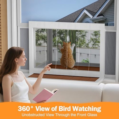 Cat Window Box Catio, Outdoor Indoor Cat Enclosure - Image 7