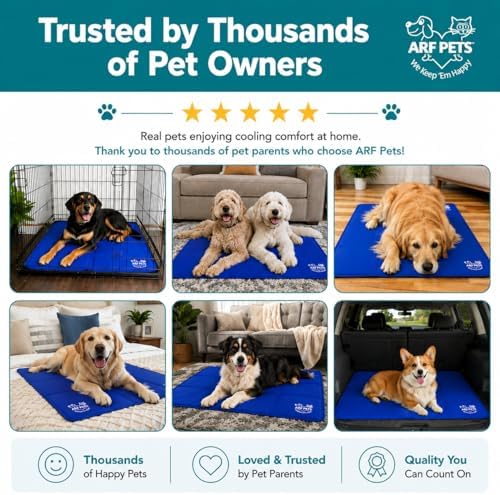 Arf Pets Dog Self Cooling Pet Bed Solid Gel Based | Durable & Non-Toxic - Image 3