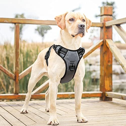 HEELE Dog Harness, No Pull Adjustable Padded Reflective Harness - Image 2