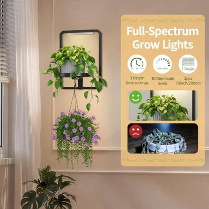 LASZOLA Plant Picture Frame Holder Shelf Wall - Image 3