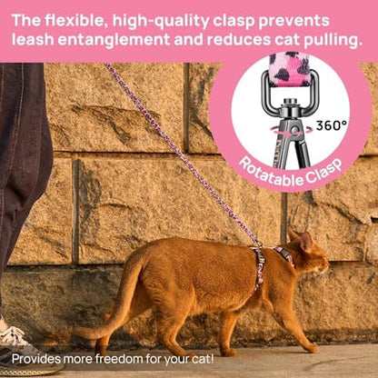 PetThem Adjustable Cat Harness and Leash Set Escape Proof - Image 5