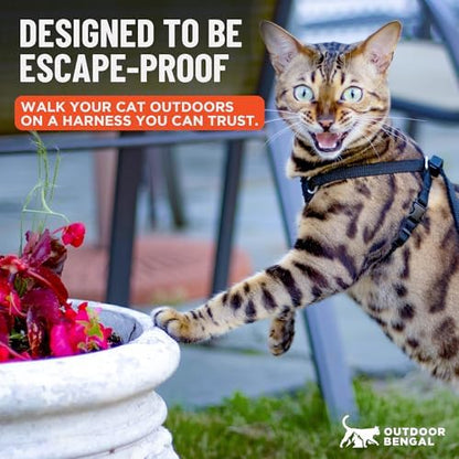OutdoorBengal Houdini™ Escape Proof Cat Harness and Leash - Image 2
