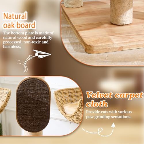 SHODMI 55-Inch Cat Tree for Large Indoor Cats - Image 4