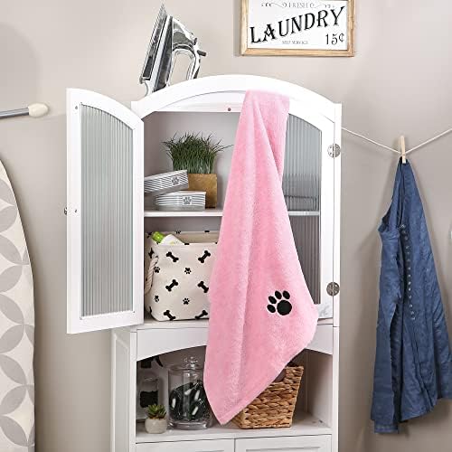 Bone Dry Pet Grooming Microfiber Towel, Embroidered Collection - Image 6