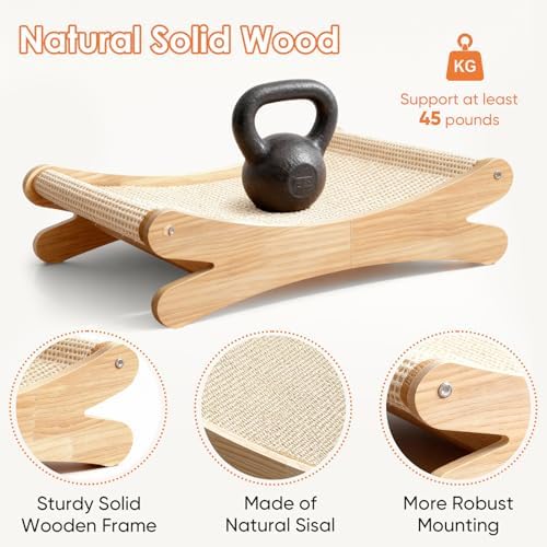 Natural Sisal Cat Scratcher Bed - Image 4