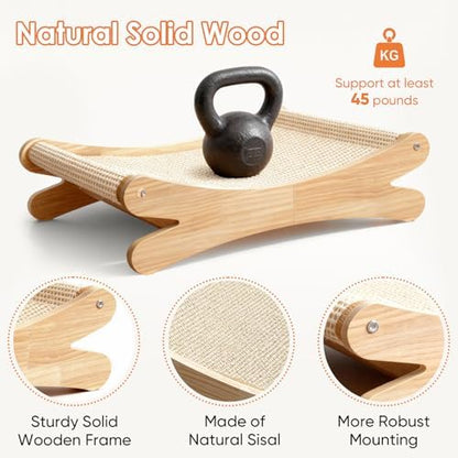 Natural Sisal Cat Scratcher Bed - Image 4