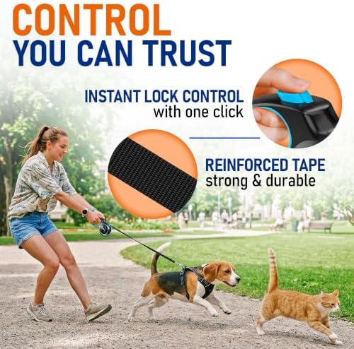 20.1 ft Retractable Dog Leash for Dogs 10–100 lbs - Image 6