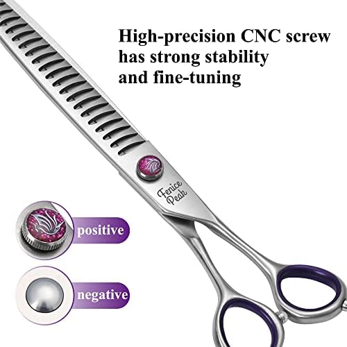 7'' Chunker Dog Grooming Scissors - Image 2