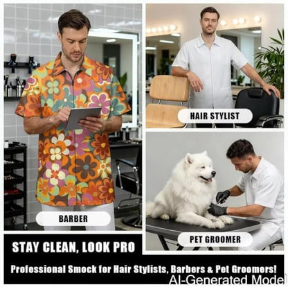 Professional Grooming Smock Unisex, Water Resistant Anti-Static - Image 4
