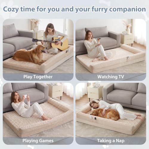 BFPETHOME Orthopedic Washable Dog Bed, Sleeping Couch - Image 3