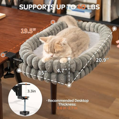 CHEERPALS Cloud Cat Bed Desk Mounted Hammock - Image 6