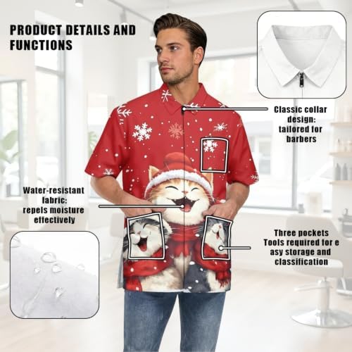 Funny Print Barber Jackets & Smocks - Image 7