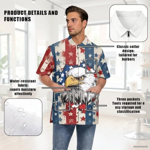 Funny Print Barber Jackets & Smocks - Image 5