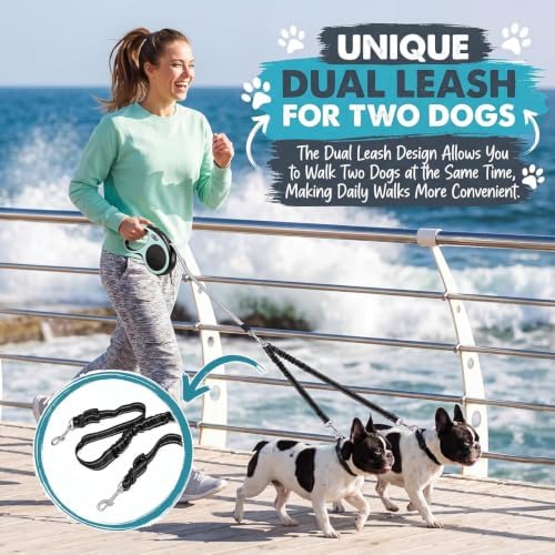 2 in 1 Retractable Dog Leash - Image 2