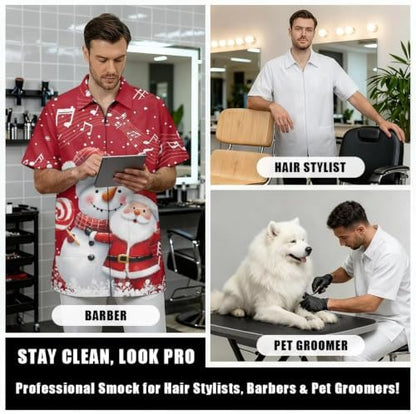 Funny Print Barber Jackets & Smocks - Image 6