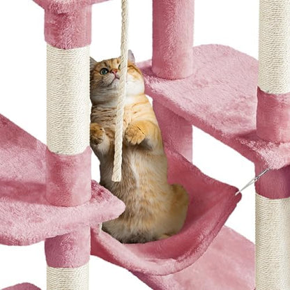 Yaheetech 63in Sturdy Large Cat Tree - Image 6