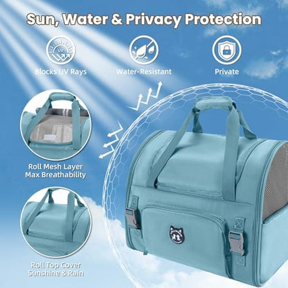 Lollimeow Expandable Large Cat Carrier Backpack, Supports up to 14 lbs - Image 4