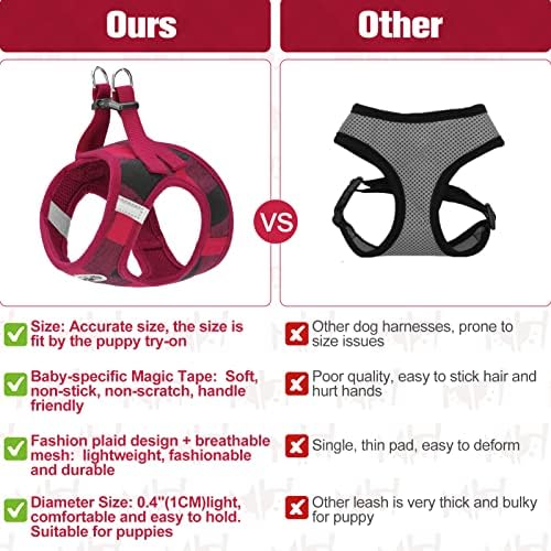 BEAUTYZOO Dog Harness Medium Sized and Leash Set, No Pull Pet Vest - Image 5