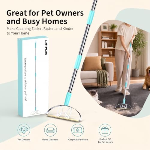 63‘’Ultra Long Heavy Duty Carpet Rake - Image 2