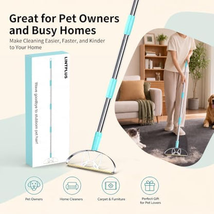 63‘’Ultra Long Heavy Duty Carpet Rake - Image 2