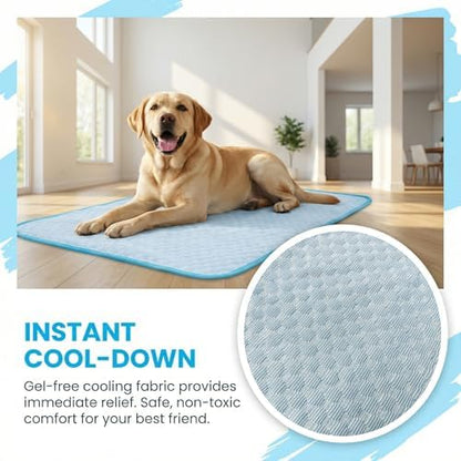 Dog Cooling Mat for Large Pets Up to 30Kg, Non-Slip Summer Dog Cooling Pad - Image 6