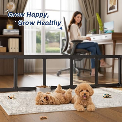 Acrylic Dog Playpen Indoor, O Series, Door + Panel - Image 6