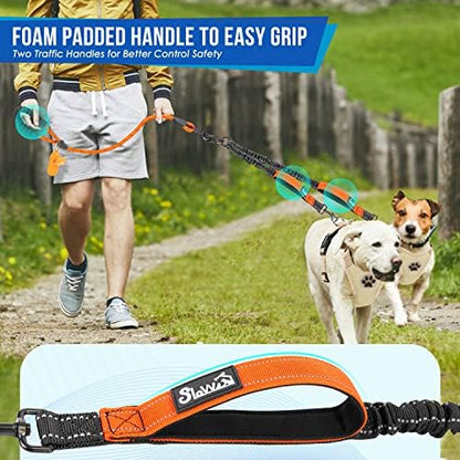 SlowTon Double Leash for Two Dogs, No Tangle & - Image 3