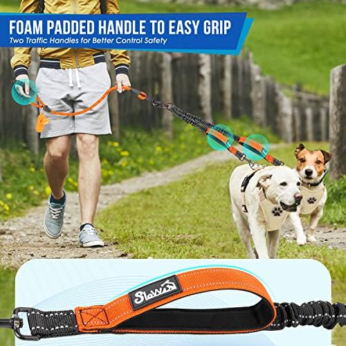 SlowTon Double Leash for Two Dogs, No Tangle & - Image 3