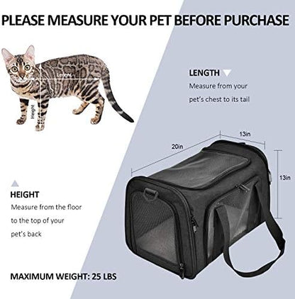 Henkelion Large Soft Sided Cat and Pet Carrier - Image 4