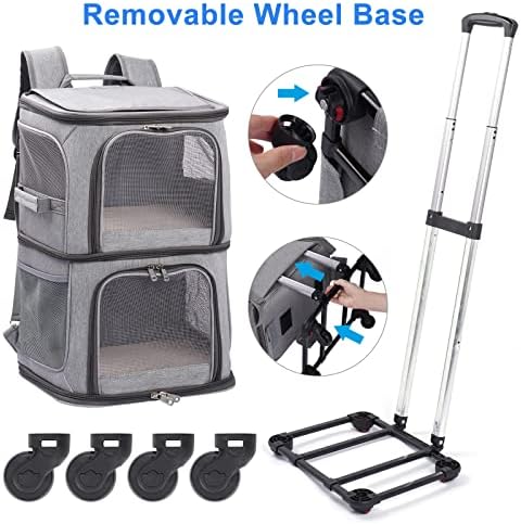 Double Pet Carrier Backpack - Image 5