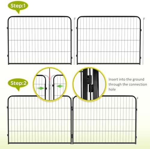BestPet | Dog Playpen Extender | 24", 4 Panels | Expandable Design - Image 2