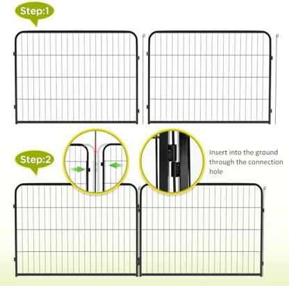 BestPet | Dog Playpen Extender | 24", 4 Panels | Expandable Design - Image 2