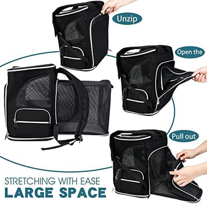 BAGLHER Expandable Pet Carrier Backpack，Pet Backpack - Image 2