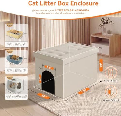 Cat Litter Box Enclosure Furniture - Image 2