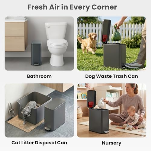 iTouchless 3 Gallon Cat Litter Waste Bin - Image 7