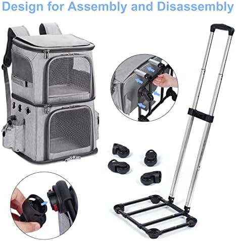 HOVONO Double-Compartment Cat Backpack Carrier - Image 6