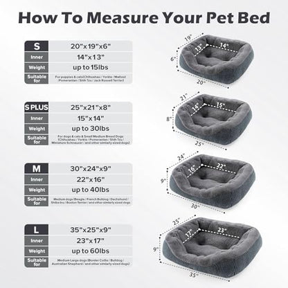 INVENHO Large Dog Beds for Large Dogs Washable, Rectangle Dog Beds Large Sized - Image 5