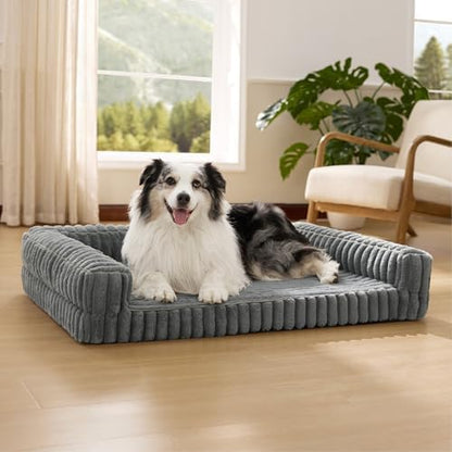Bedsure ComfyFleece® Memory Foam Orthopedic XL Dog Bed by BEDSURE