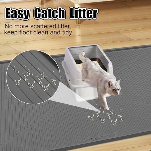 Silicone Cat Litter Mat 45" x 30" Cat Mat - Image 5