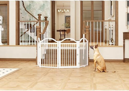 BHG Metal No-Assembly Freestanding Dog Gate - Image 6