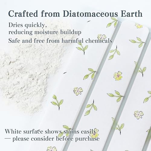 2pcs Stone Dish Drying Mat for Kitchen Counter, Quick-Dry Diatomaceous Earth - Image 3