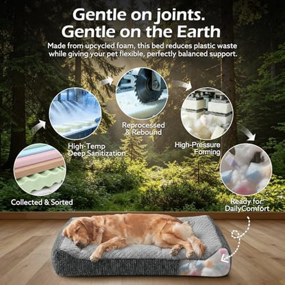 JOEJOY Orthopedic Dog Bed Medium Sized Dogs, Extra Thick Supportive Big Dog - Image 5