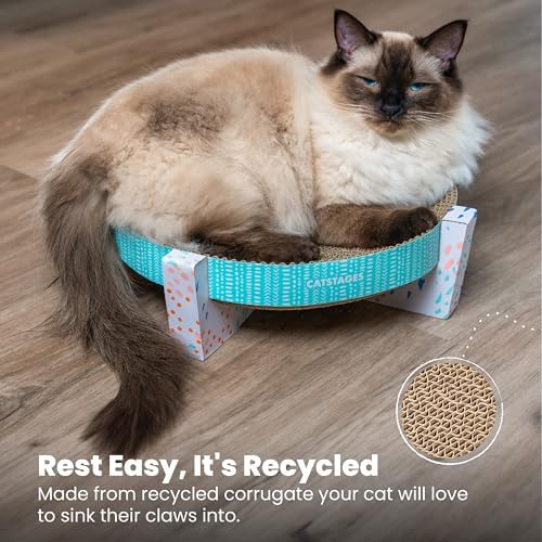 Catstages Scratch, Snuggle & Rest 2-in-1 Cat Scratcher & Lounger - Image 6