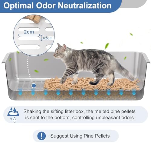 Stainless Steel Sifting Litter Box - Image 3