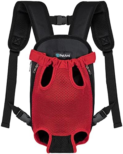 PetAmi Dog Carrier Backpack, Adjustable Dog Pet Cat Front Carrier Backpack | by PetAmi