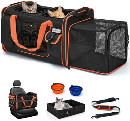 Expandable Extra Large Cat Carrier by Odoland