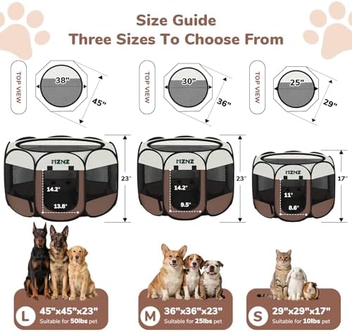 Dog Cat Small Animal Puppy Playpen Crate - Image 2