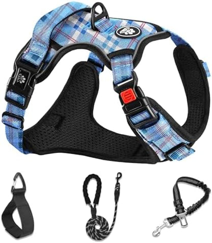 NESTROAD Dog Harness for Medium Sized Dog, No Pull Dog Vest Harness Set by NESTROAD