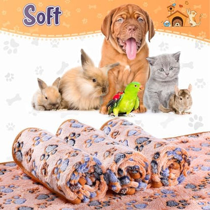 Tatuo 4 Pcs Fleece Dog Blankets - Image 4