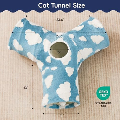 Tempcore Cat Tunnel, 3-Way Collapsible Toy - Image 2
